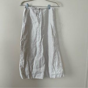Valerie Separates|| 100% Linen Skirt Petite